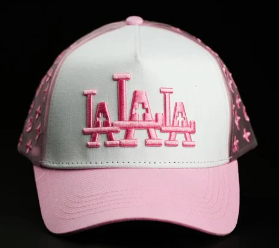 GORRA RUDE AWAKENINGS LALALA PINK MONOGRAM 1:1