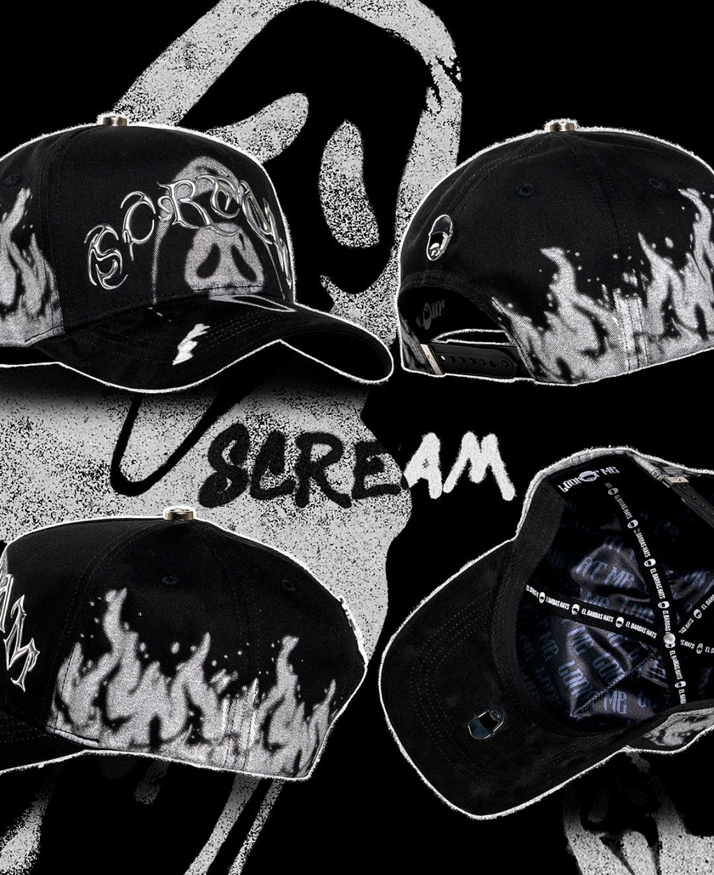 Gorra Barbas Hats "SCREAM"