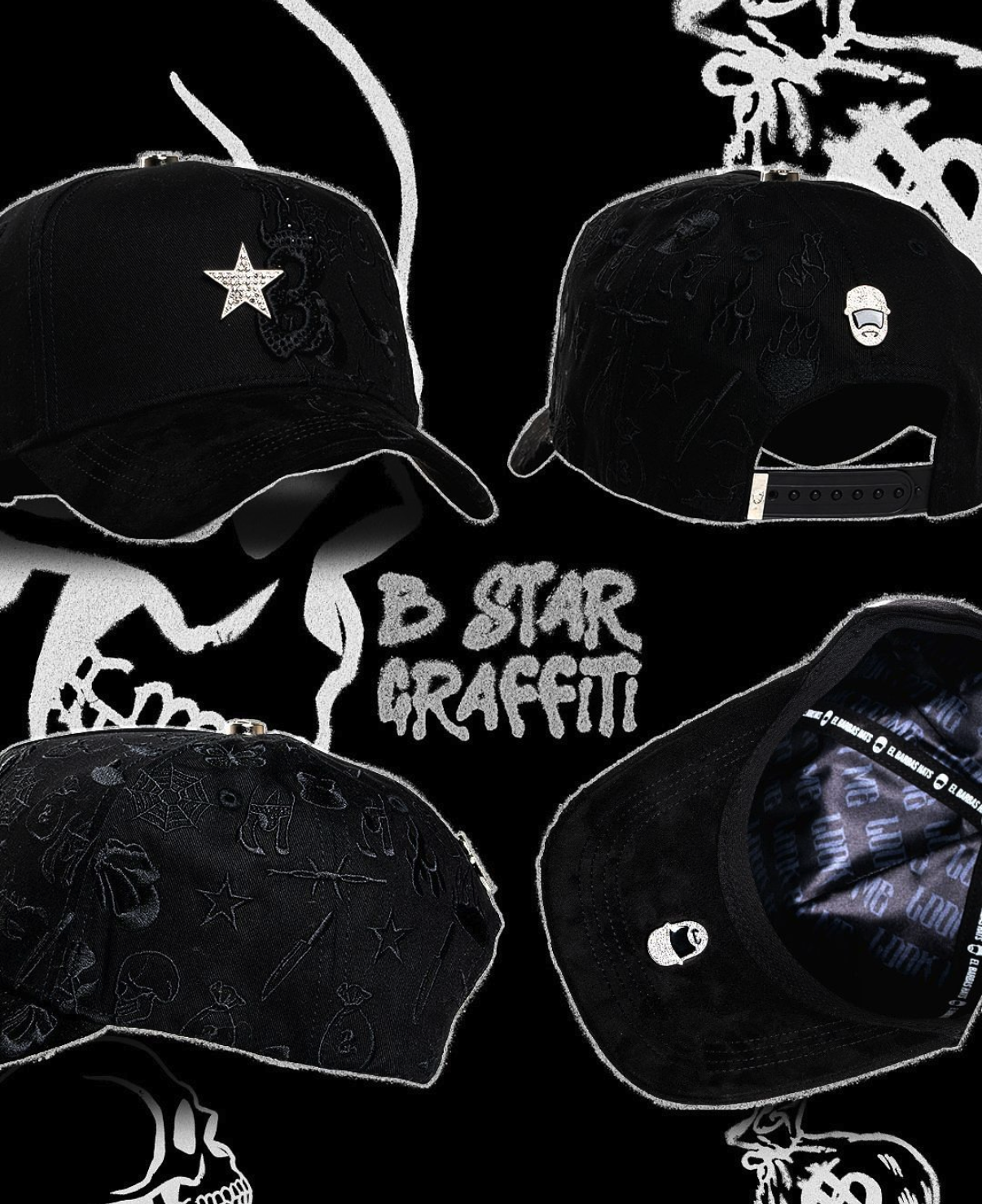 Gorra Barbas Hats "B-Star Graffiti"