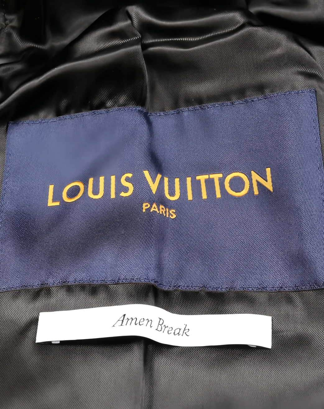 Louis Vuitton - chamarra universitaria bordada