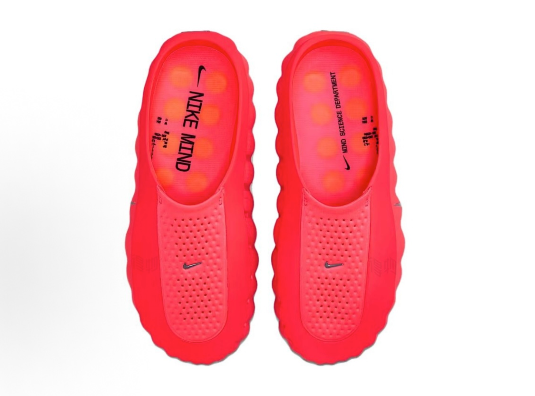 Nike Mind 001 Slide Solar Rojo