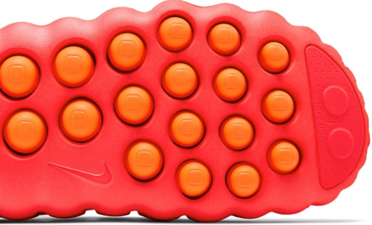 Nike Mind 001 Slide Solar Rojo