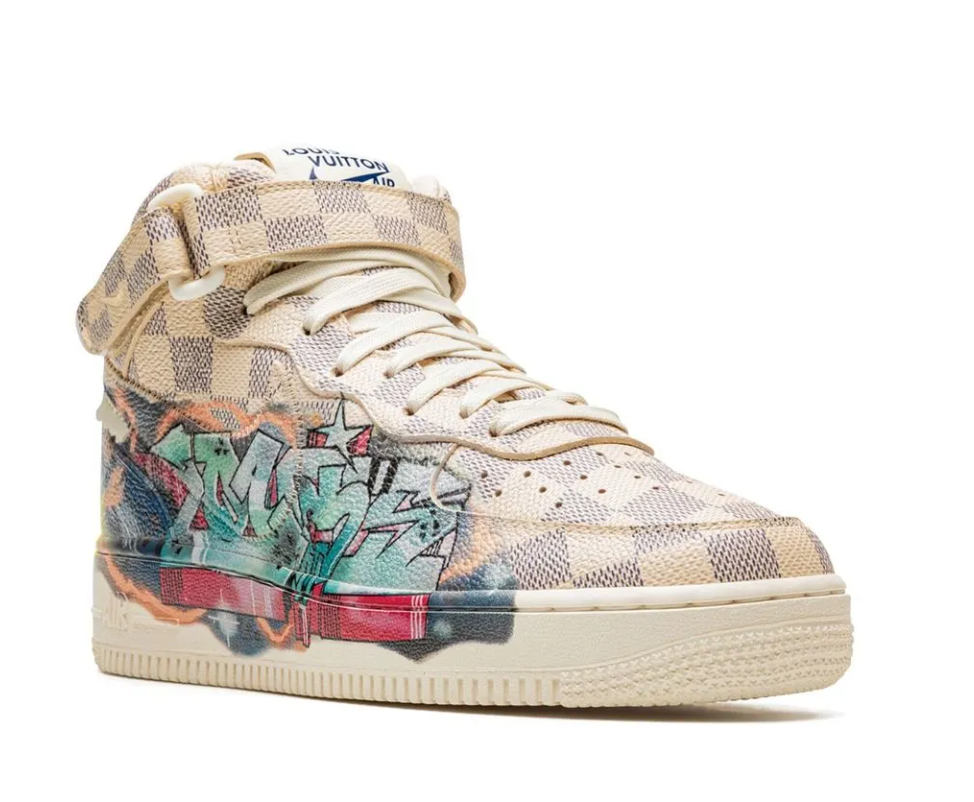 Air Force 1 Mid de Nike x Louis Vuitton "Graffiti"