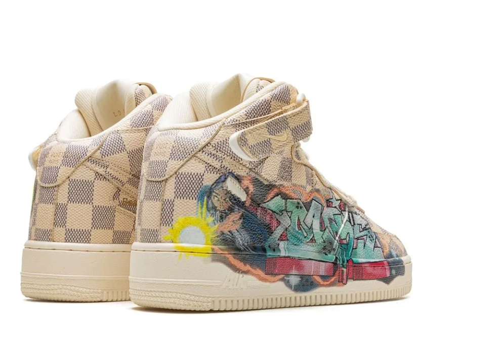 Air Force 1 Mid de Nike x Louis Vuitton "Graffiti"